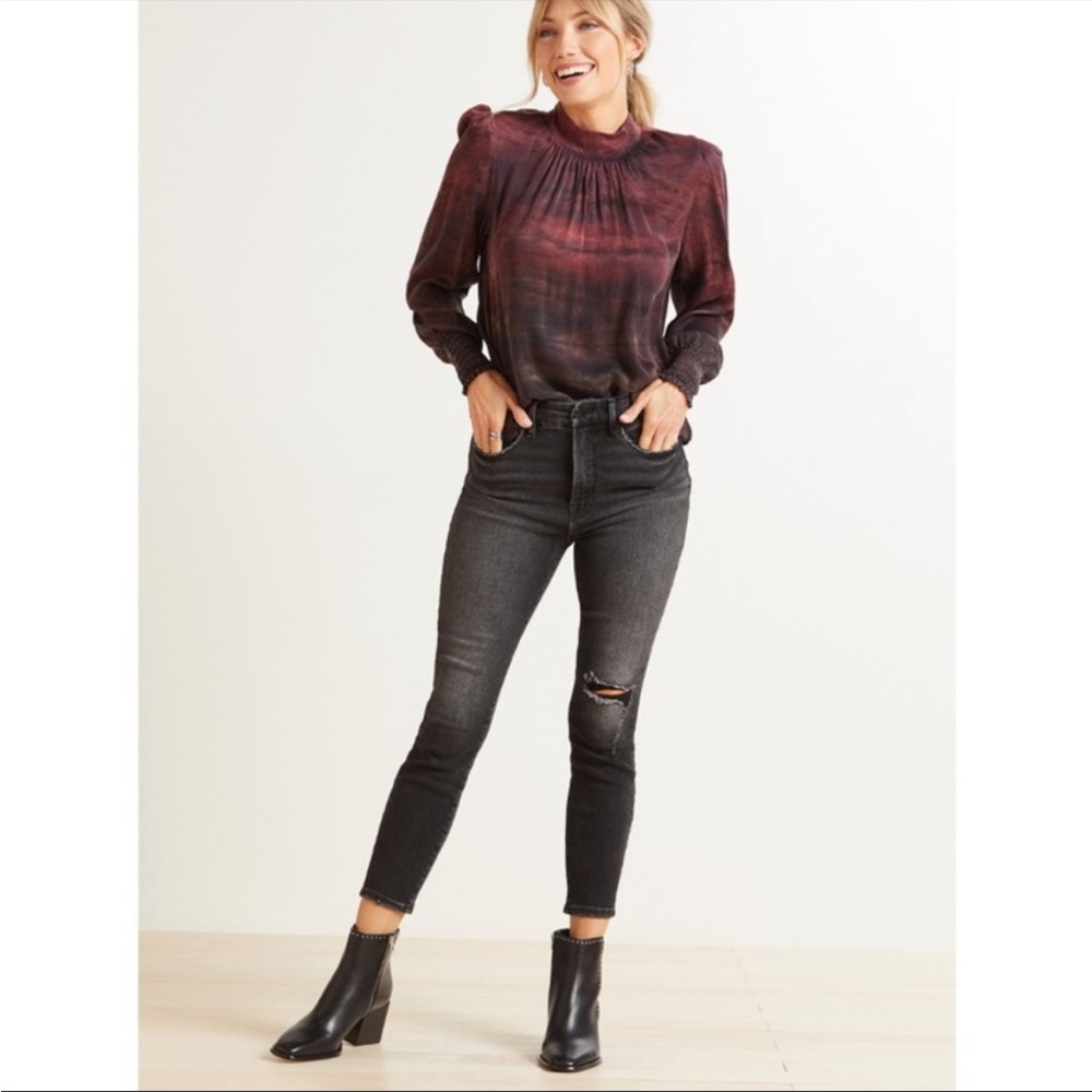 Cloth & Stone Long Sleeve Blouse Evereve Revolve Anthropologie New With Tag